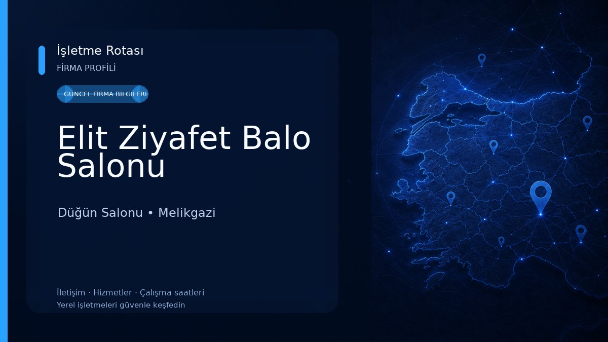Elit Ziyafet Balo Salonu Düğün Salonu