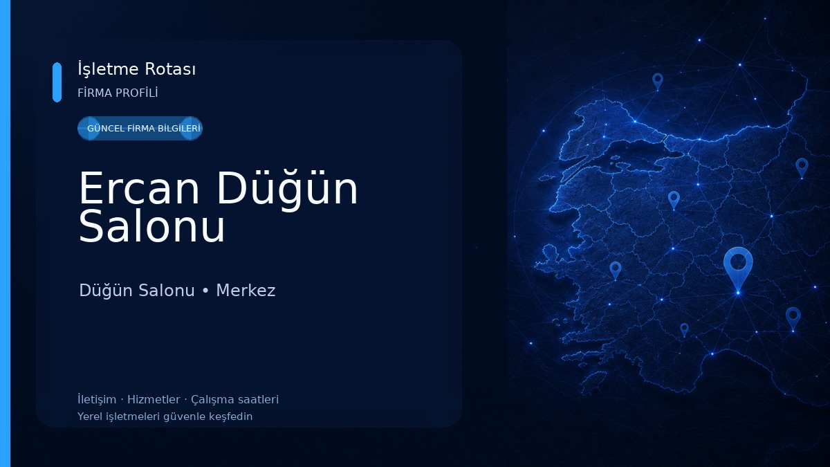 Ercan Düğün Salonu Düğün Salonu