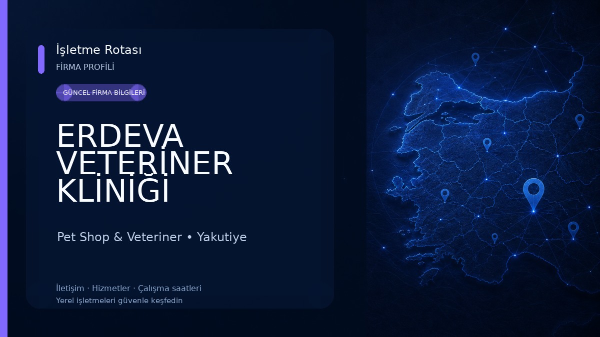 ERDEVA VETERİNER KLİNİĞİ Pet Shop & Veteriner
