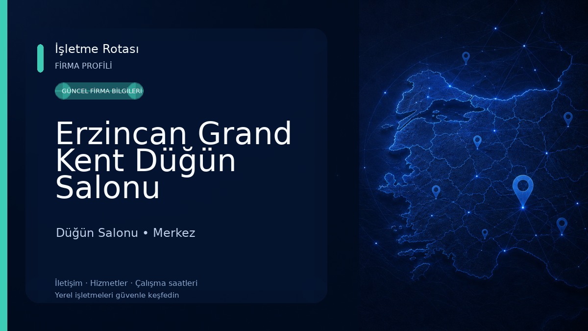 Erzincan Grand Kent Düğün Salonu Düğün Salonu