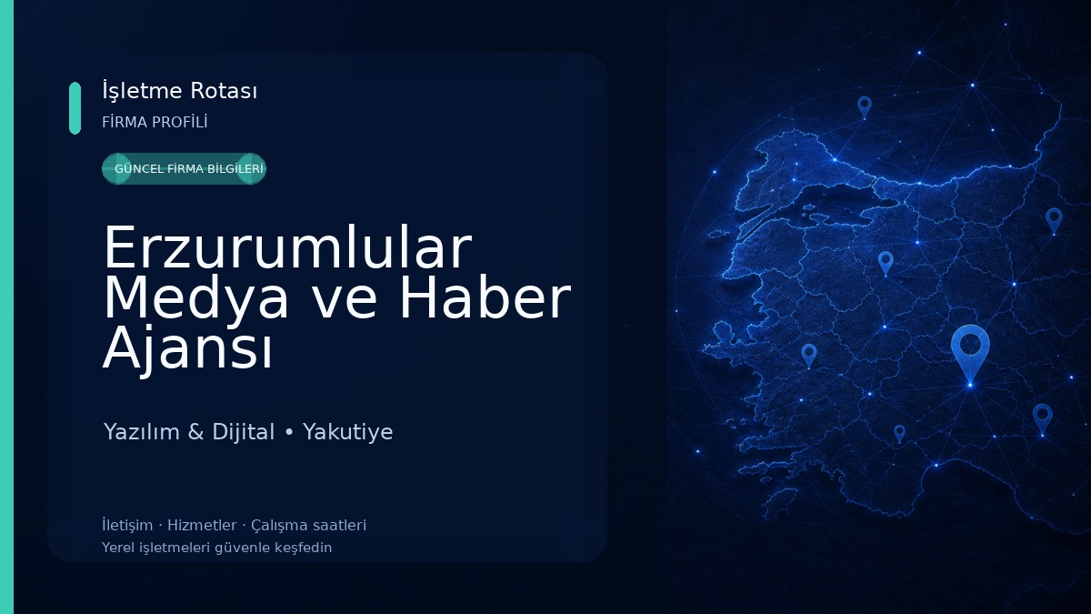 Erzurumlular Medya ve Haber Ajansı Yazılım & Dijital