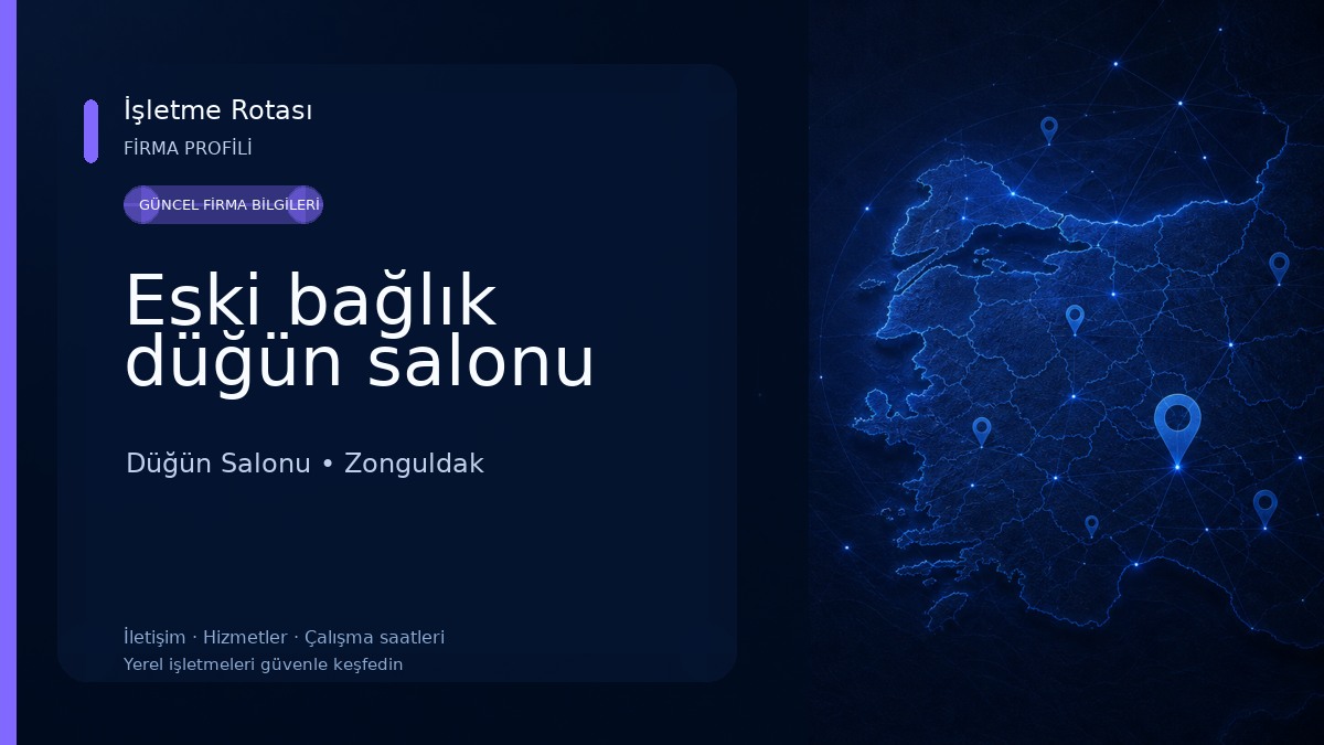 Eski bağlık düğün salonu Düğün Salonu