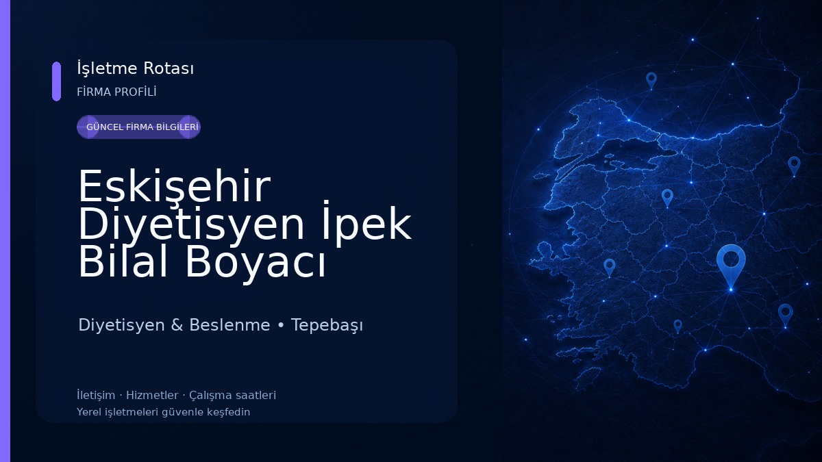 Eskişehir Diyetisyen İpek Bilal Boyacı