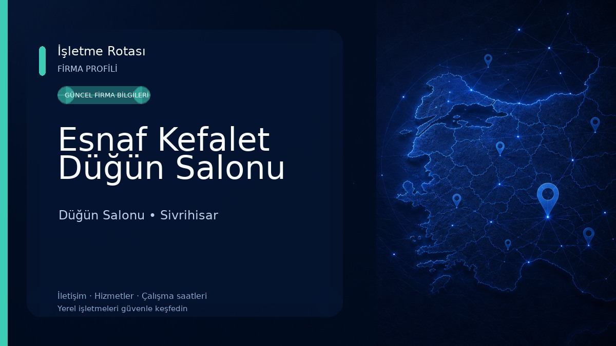 Esnaf Kefalet Düğün Salonu Düğün Salonu