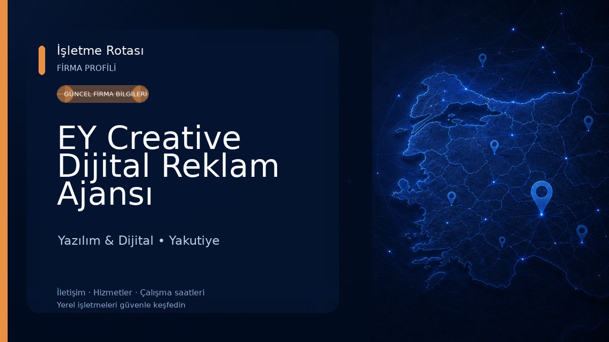 EY Creative Dijital Reklam Ajansı Yazılım & Dijital