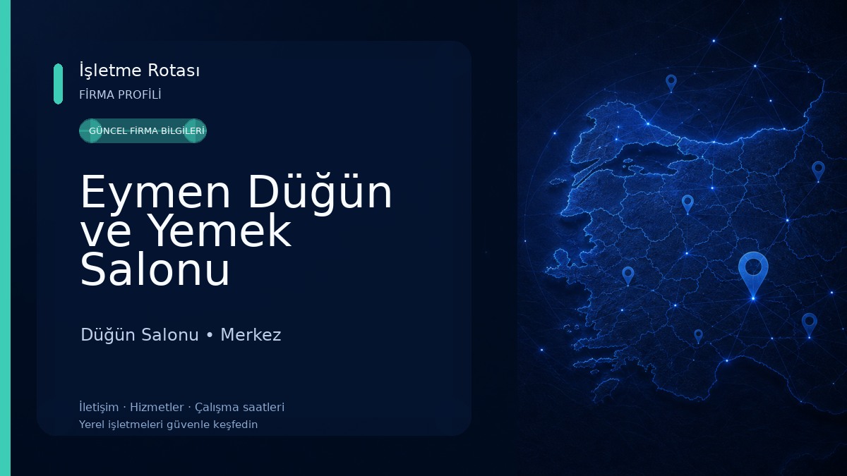 Eymen Düğün ve Yemek Salonu