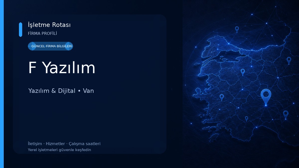 F Yazılım Yazılım & Dijital