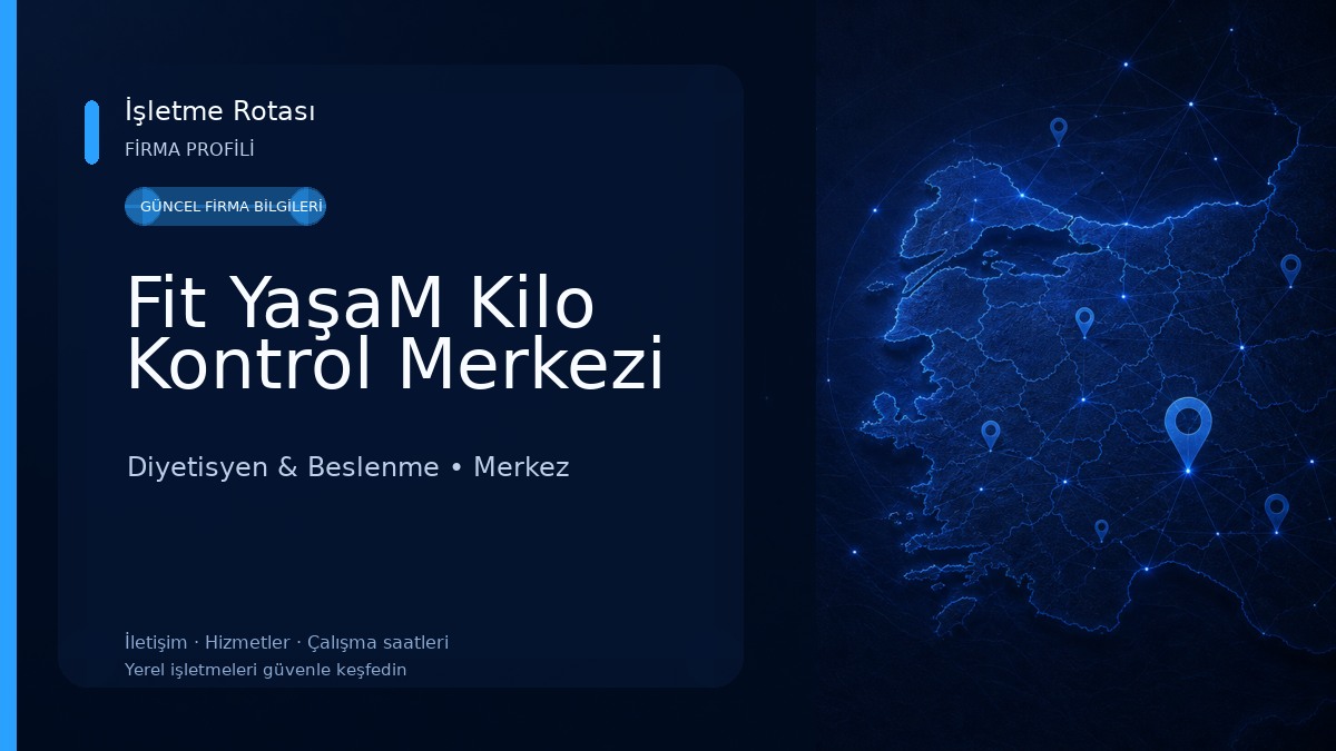 Fit YaşaM Kilo Kontrol Merkezi Diyetisyen & Beslenme