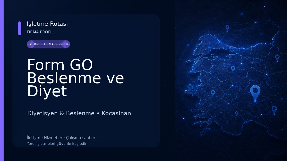 Form GO Beslenme ve Diyet Danışmanlık Merkezi