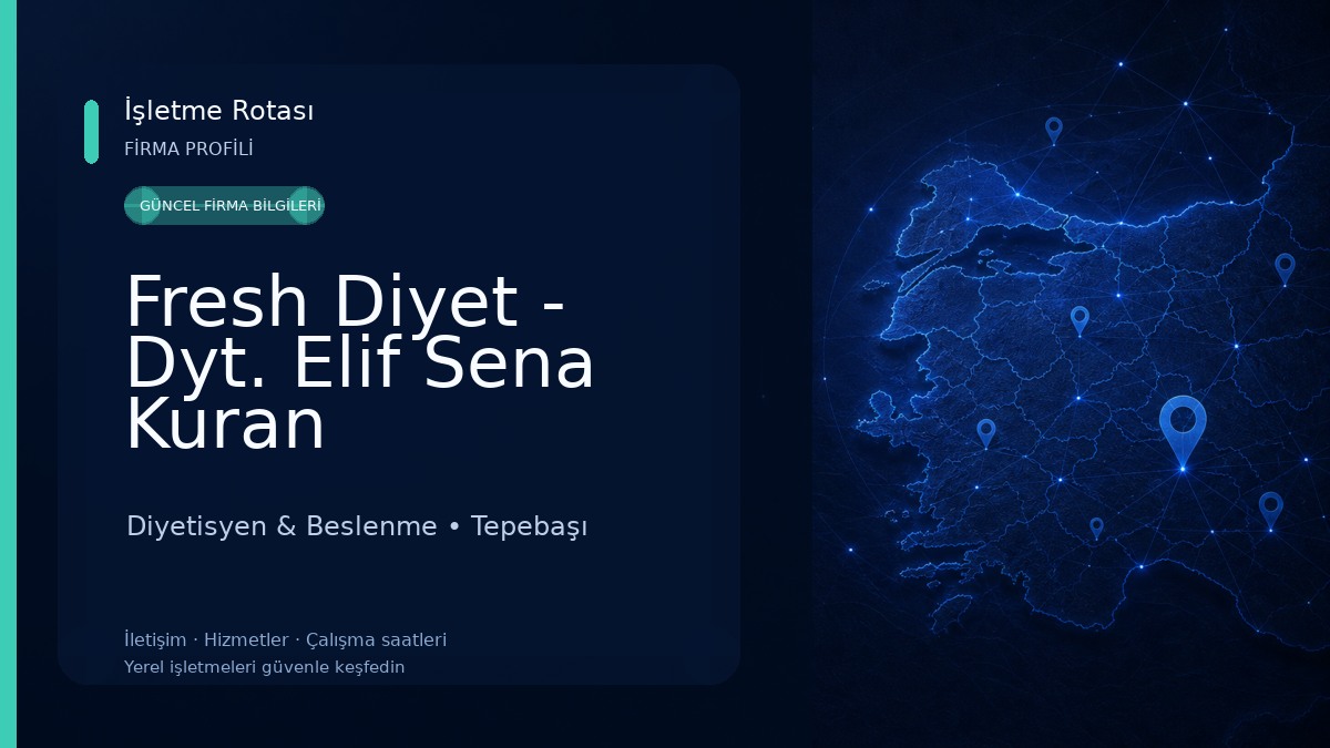 Fresh Diyet - Dyt. Elif Sena Kuran