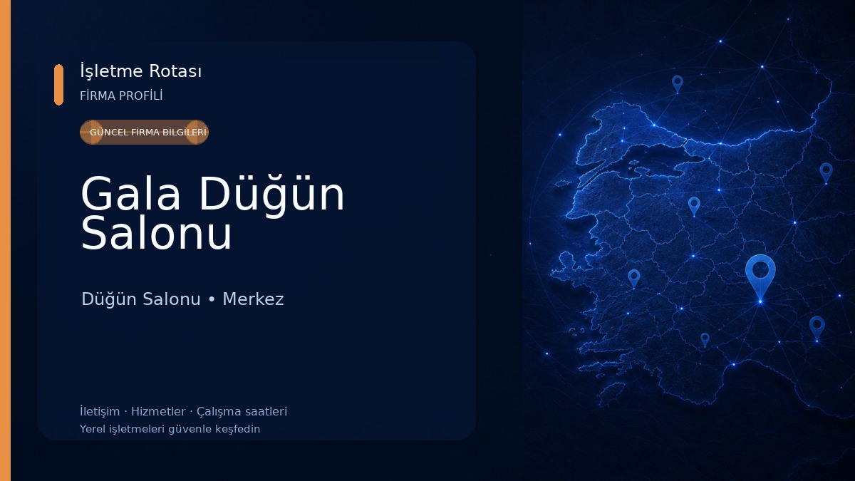 Gala Düğün Salonu Düğün Salonu