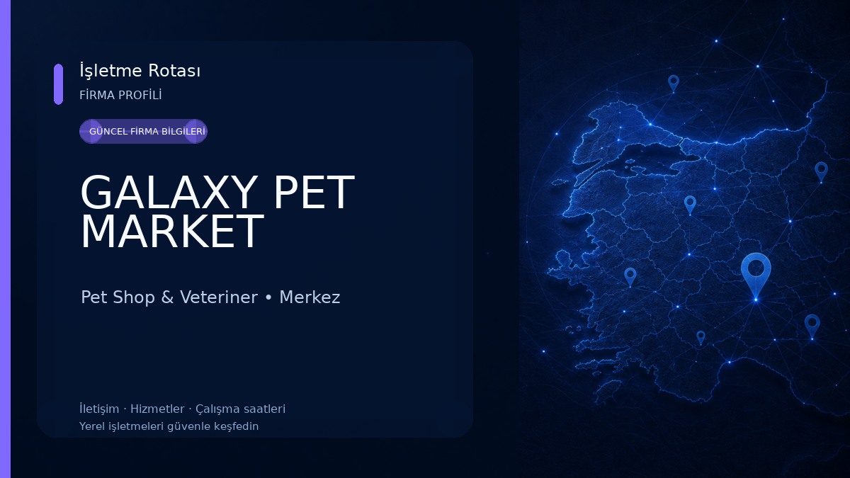 GALAXY PET MARKET Pet Shop & Veteriner