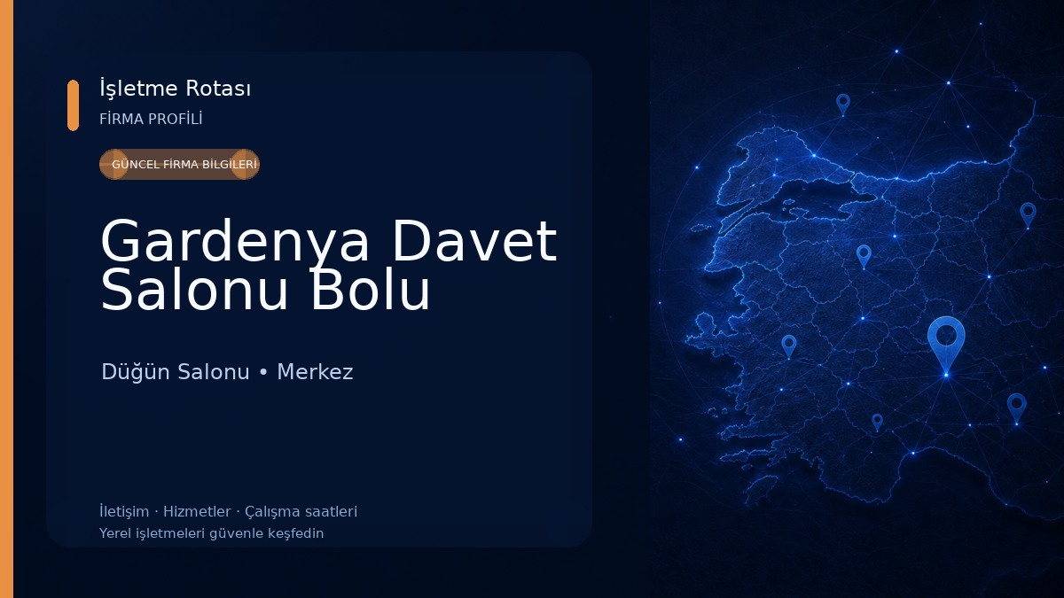 Gardenya Davet Salonu Bolu 