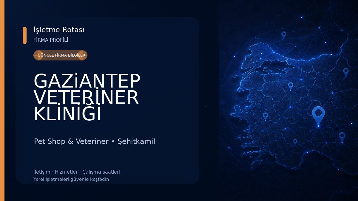 GAZiANTEP VETERİNER KLİNİĞİ Pet Shop & Veteriner