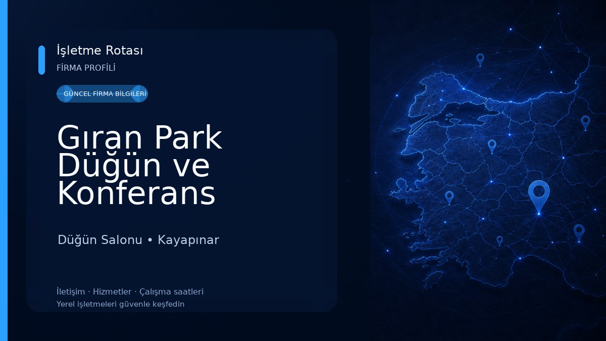 Gıran Park Düğün ve Konferans Salonu Düğün Salonu