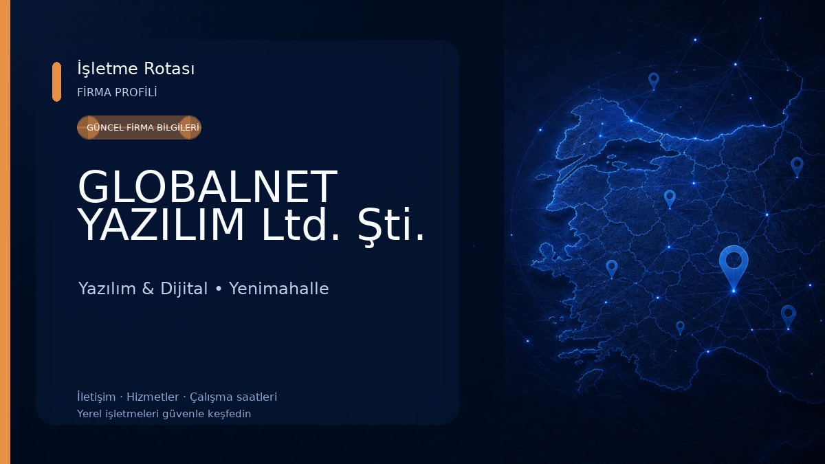 GLOBALNET YAZILIM Ltd. Şti. Yazılım & Dijital