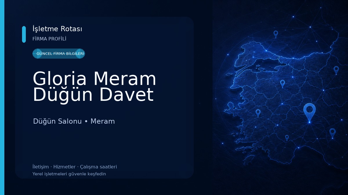 Gloria Meram Düğün Davet Düğün Salonu