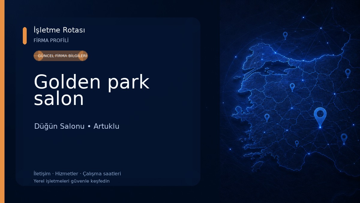 Golden park salon Düğün Salonu