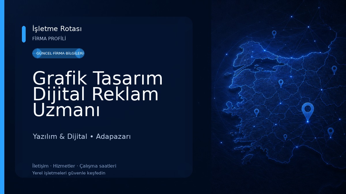Grafik Tasarım Dijital Reklam Uzmanı Yazılım & Dijital