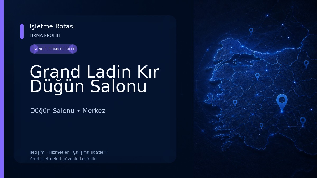 Grand Ladin Kır Düğün Salonu Düğün Salonu