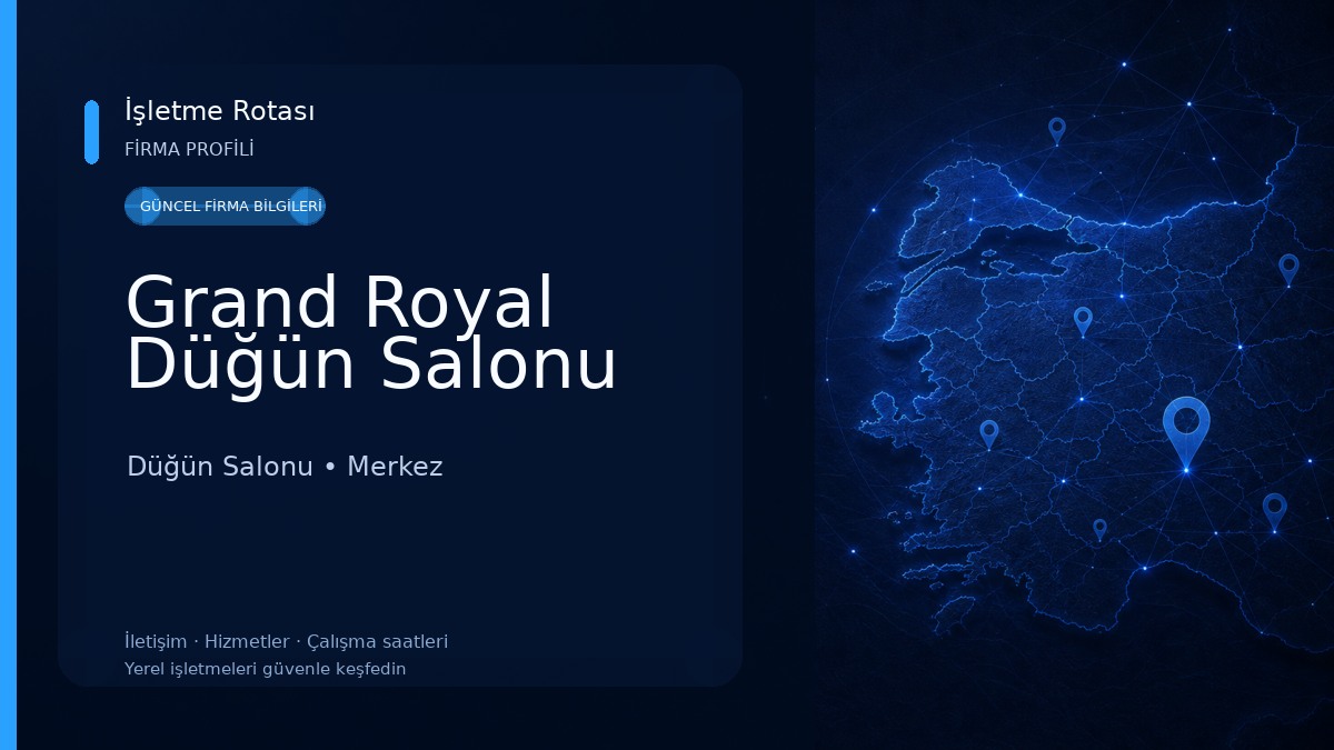 Grand Royal Düğün Salonu Düğün Salonu