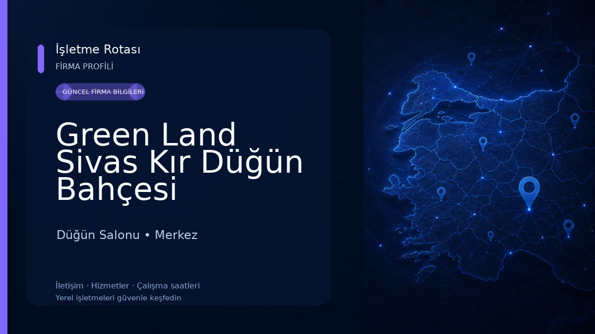 Green Land Sivas Kır Düğün Bahçesi