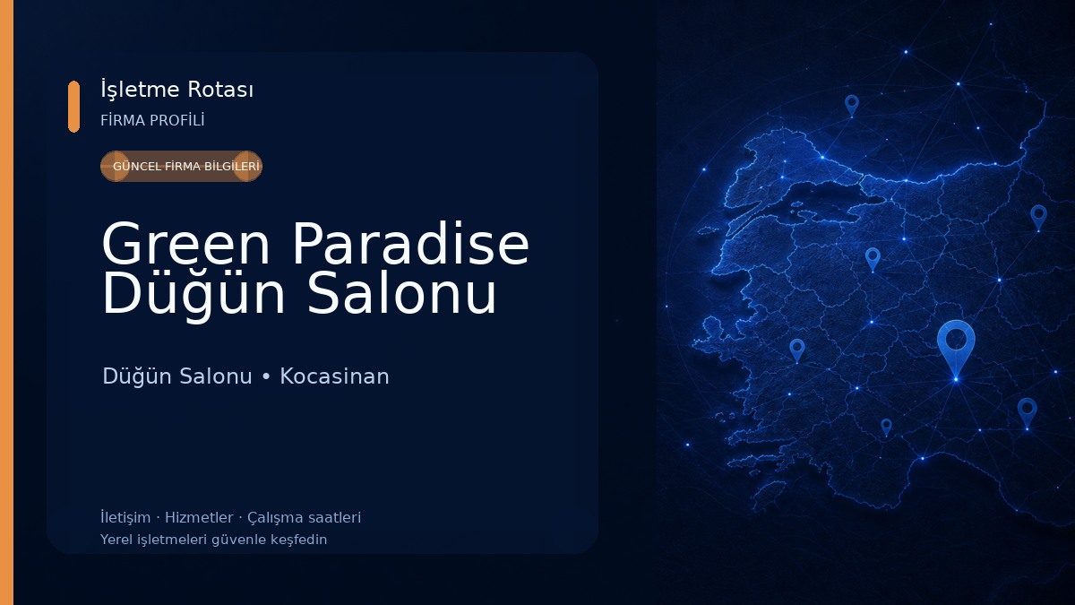 Green Paradise Düğün Salonu Düğün Salonu