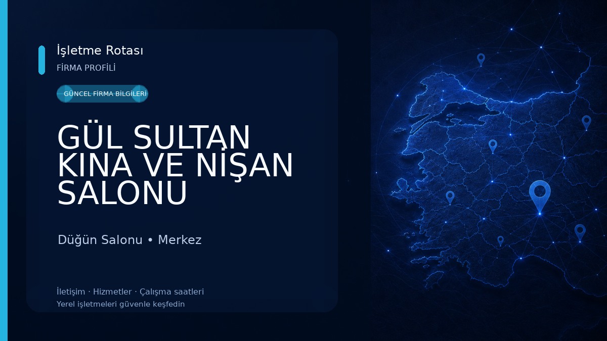 GÜL SULTAN KINA VE NİŞAN SALONU Düğün Salonu