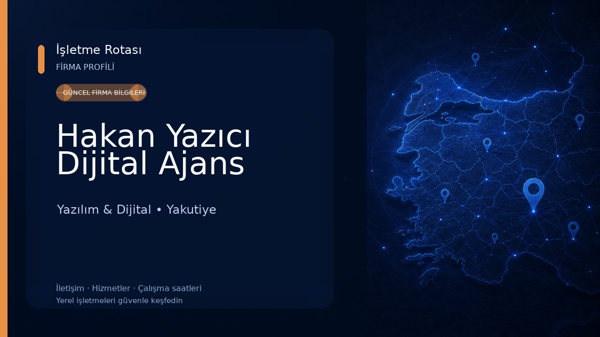Hakan Yazıcı Dijital Ajans Yazılım & Dijital
