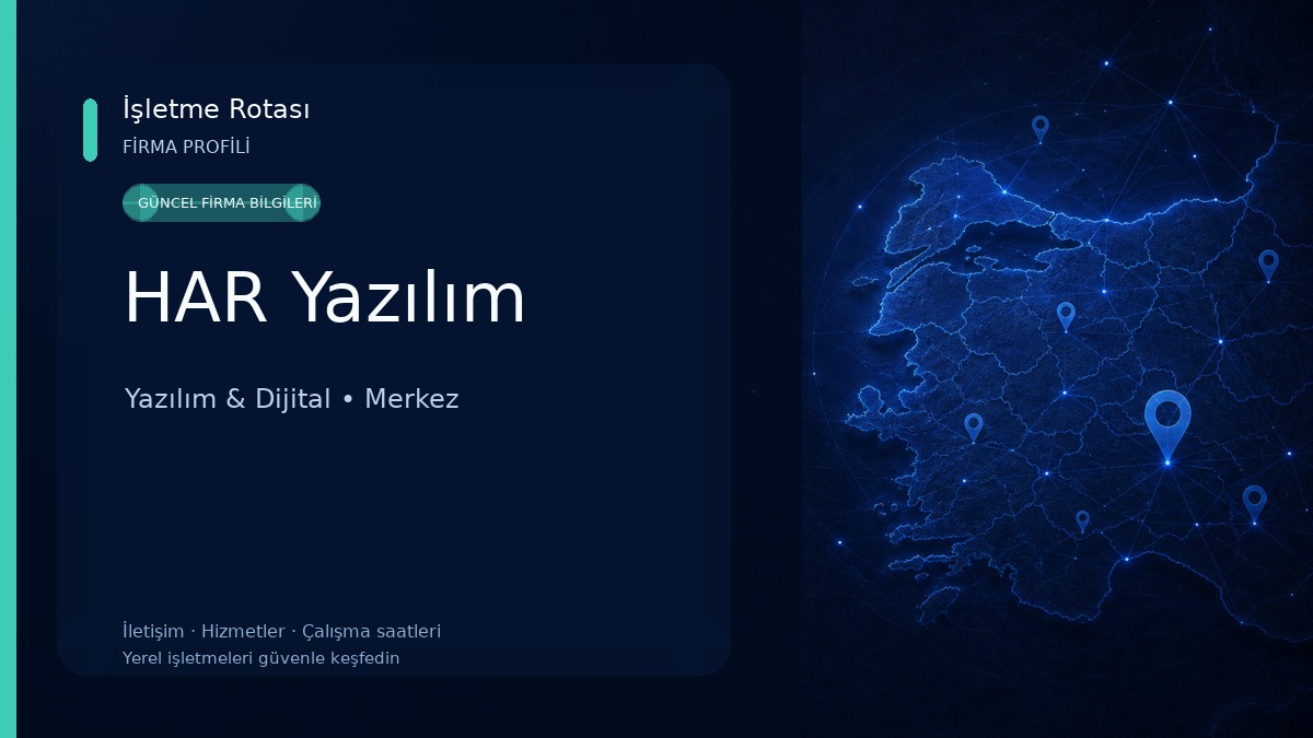HAR Yazılım Yazılım & Dijital