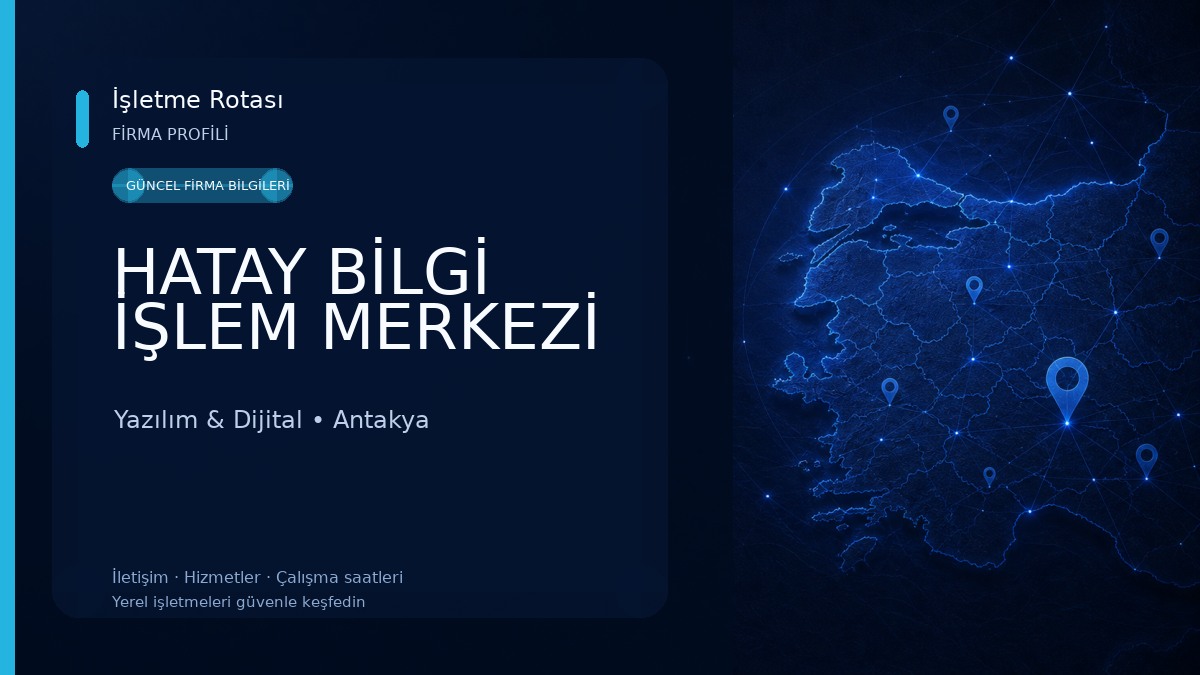 HATAY BİLGİ İŞLEM MERKEZİ