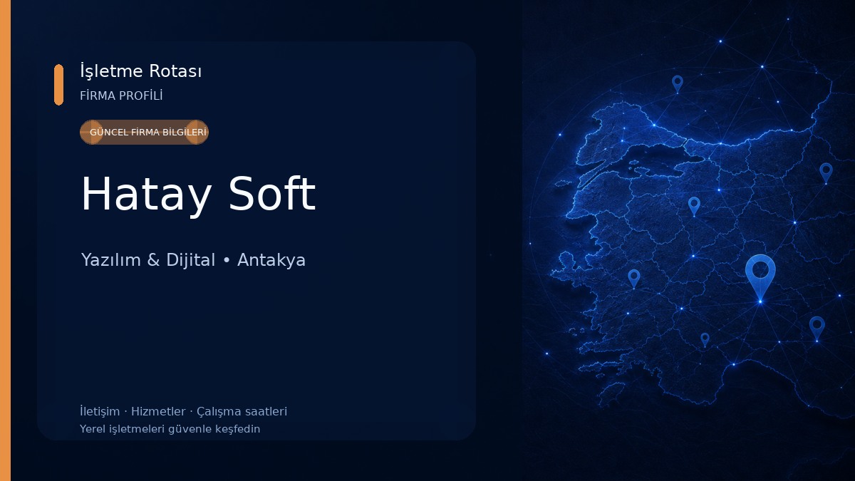 Hatay Soft Yazılım & Dijital