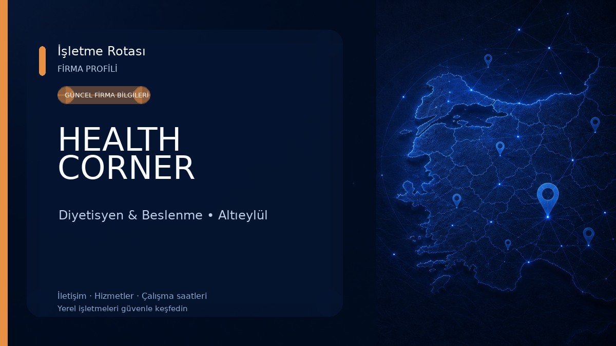 HEALTH CORNER Diyetisyen & Beslenme