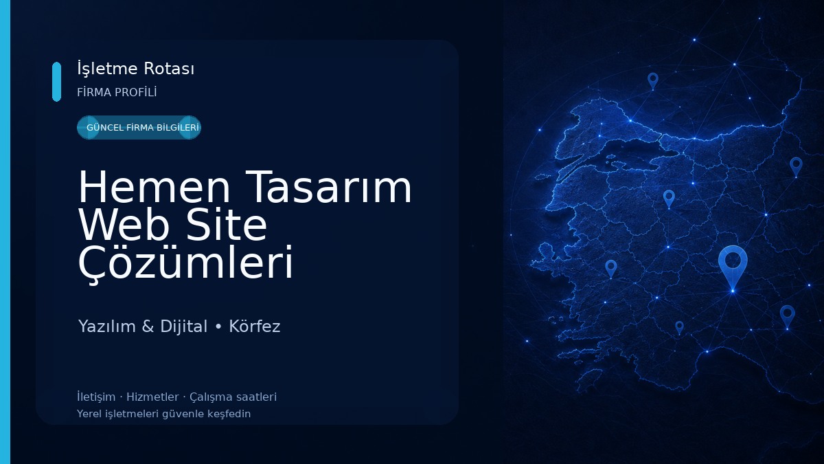 Hemen Tasarım Web Site Çözümleri Yazılım & Dijital