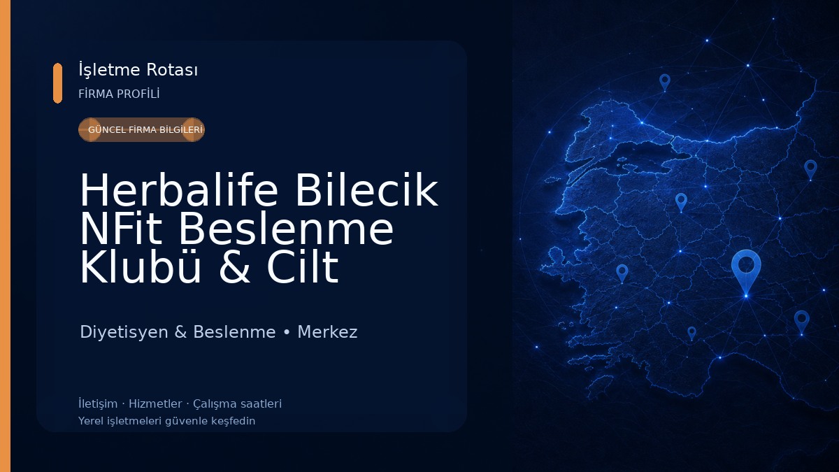 Herbalife Bilecik NFit Beslenme Klubü & Cilt Bakım Merkezi 