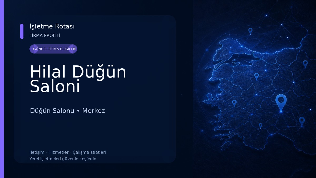 Hilal Düğün Saloni Düğün Salonu
