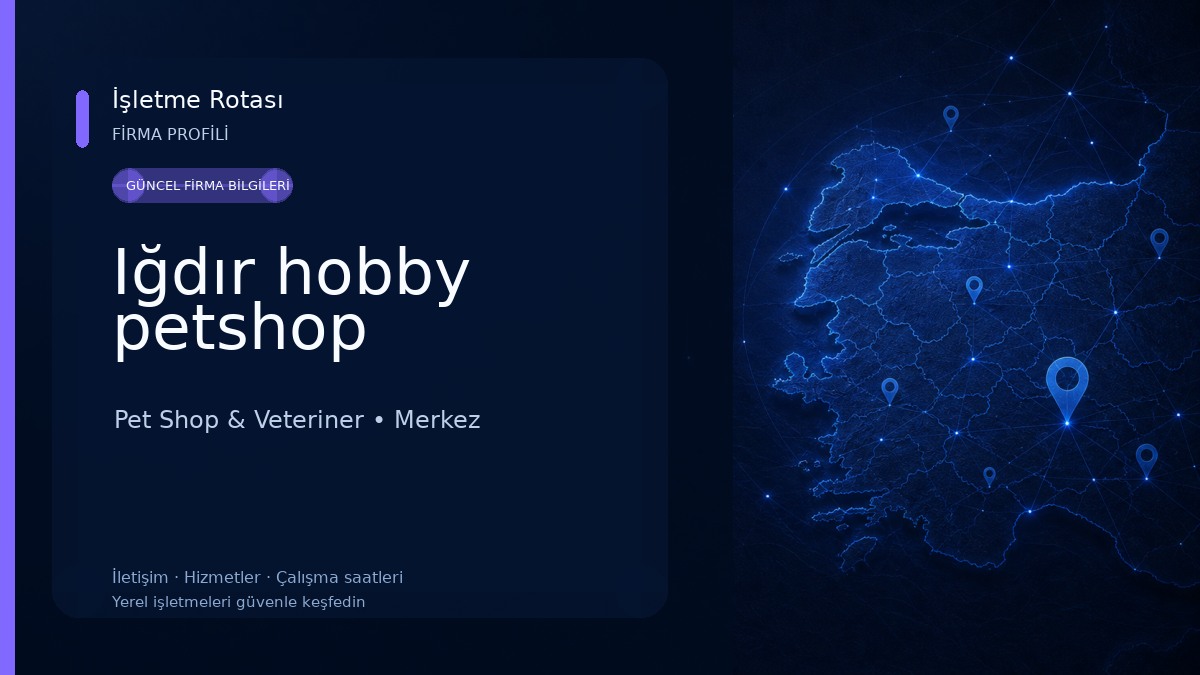 Iğdır hobby petshop