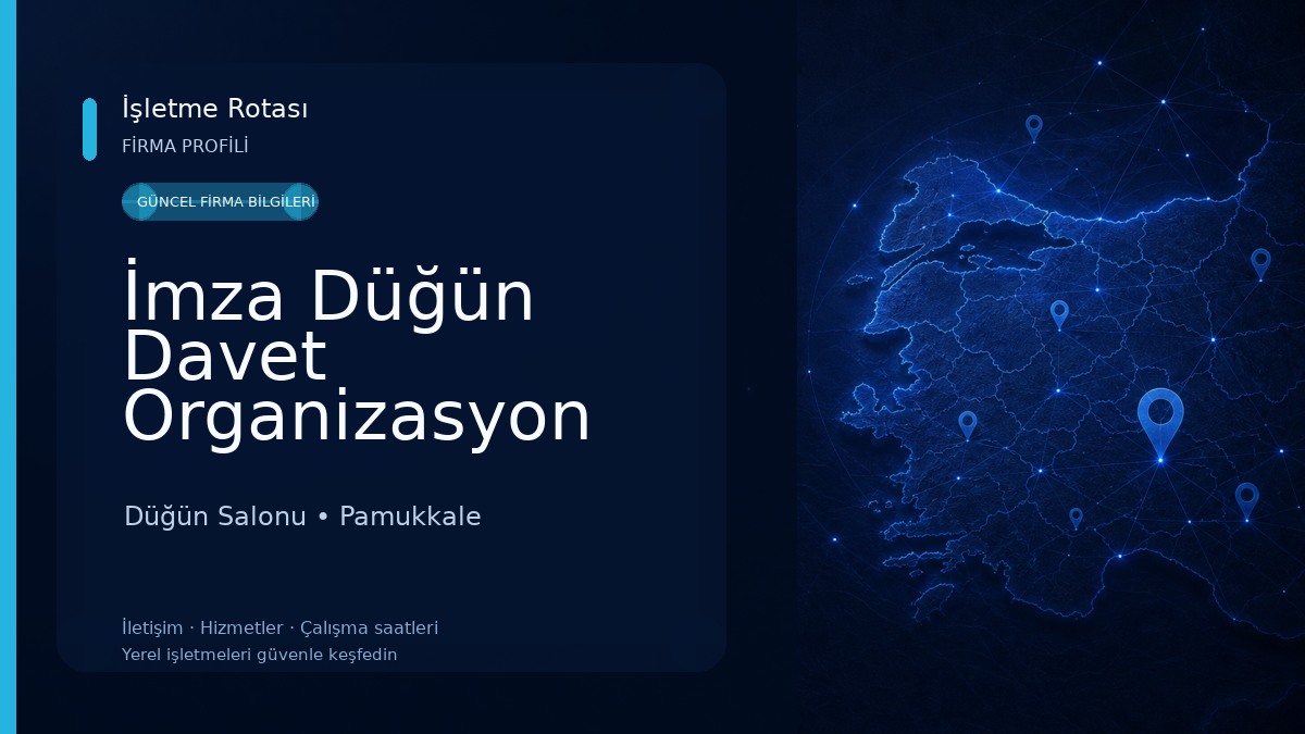 İmza Düğün Davet Organizasyon Düğün Salonu