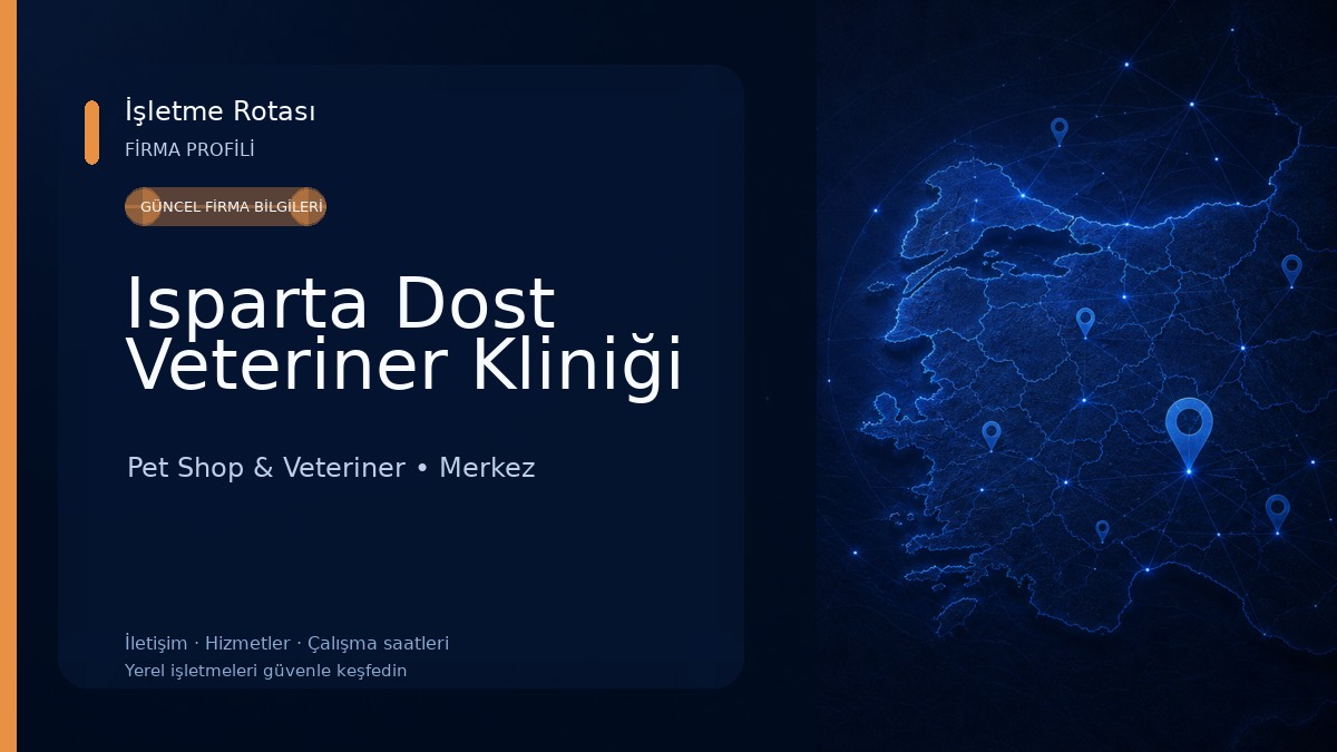 Isparta Dost Veteriner Kliniği Pet Shop & Veteriner