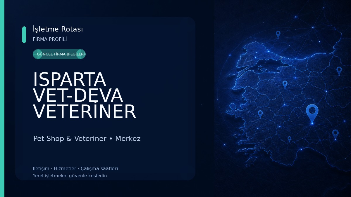 ISPARTA VET-DEVA VETERİNER KLİNİĞİ Pet Shop & Veteriner
