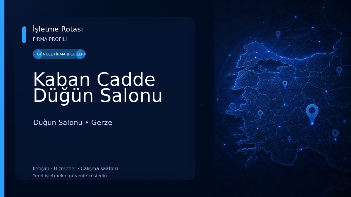 Kaban Cadde Düğün Salonu Düğün Salonu