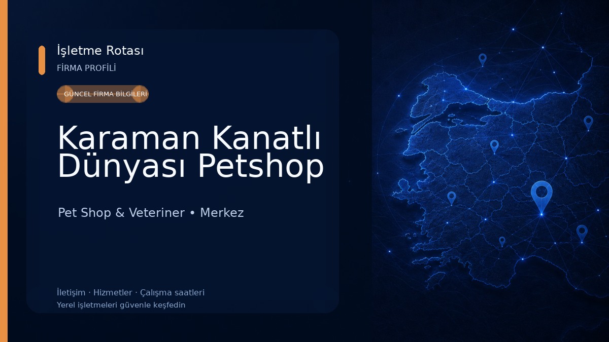 Karaman Kanatlı Dünyası Petshop Pet Shop & Veteriner