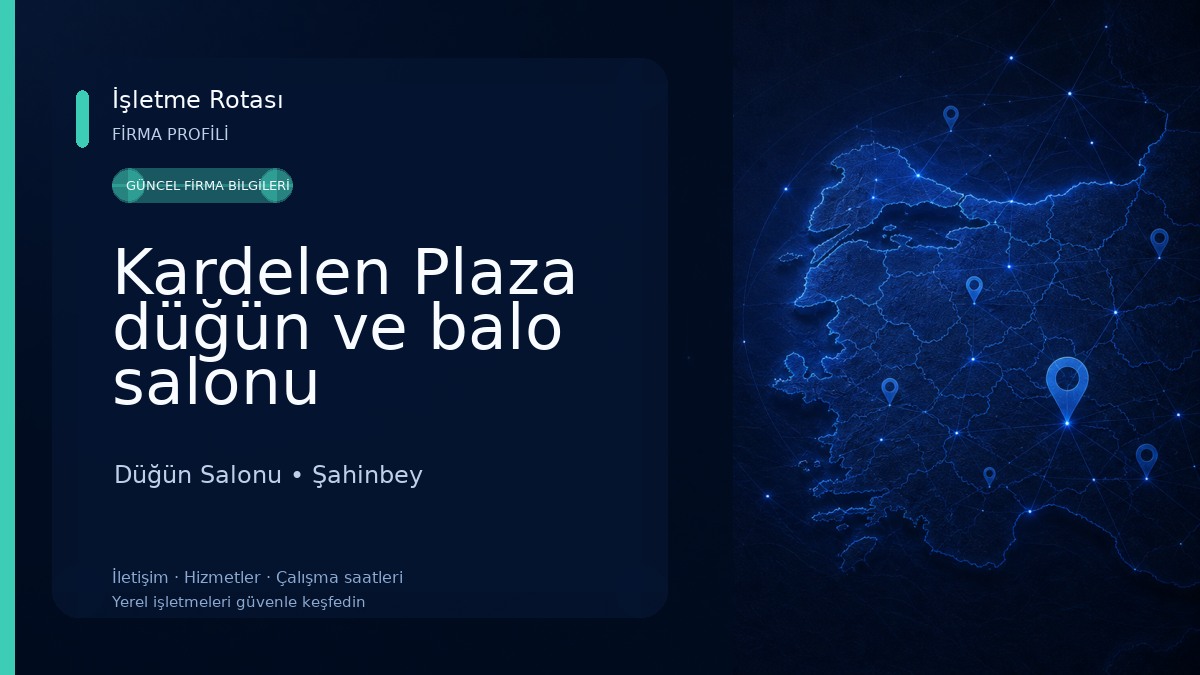 Kardelen Plaza düğün ve balo salonu Düğün Salonu
