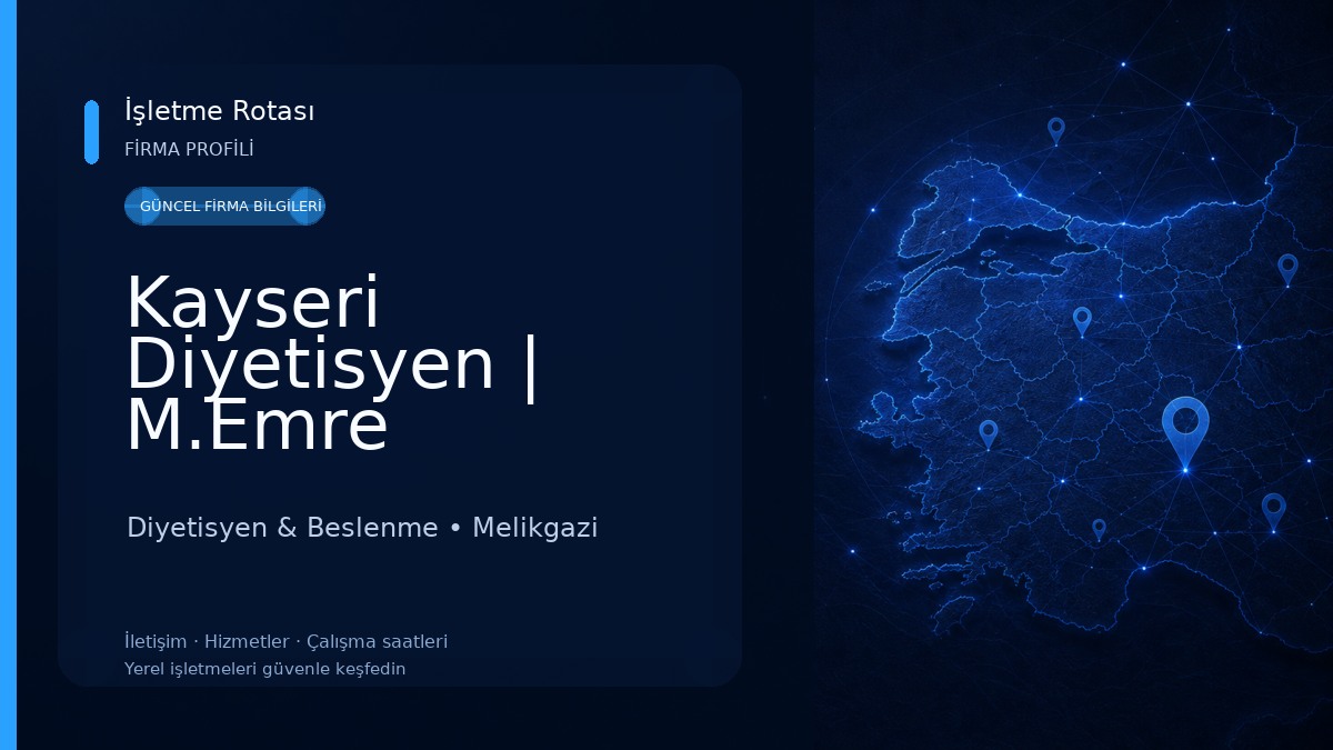 Kayseri Diyetisyen | M.Emre KAHRAMAN |Andulasyon Terapi Uzmanı Diyetisyen & Beslenme
