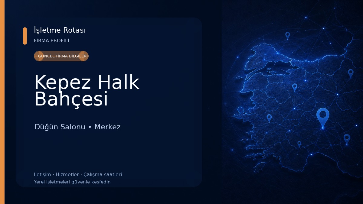 Kepez Halk Bahçesi Düğün Salonu
