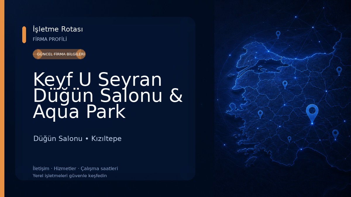 Keyf U Seyran Düğün Salonu & Aqua Park Yüzme Havuzu Düğün Salonu