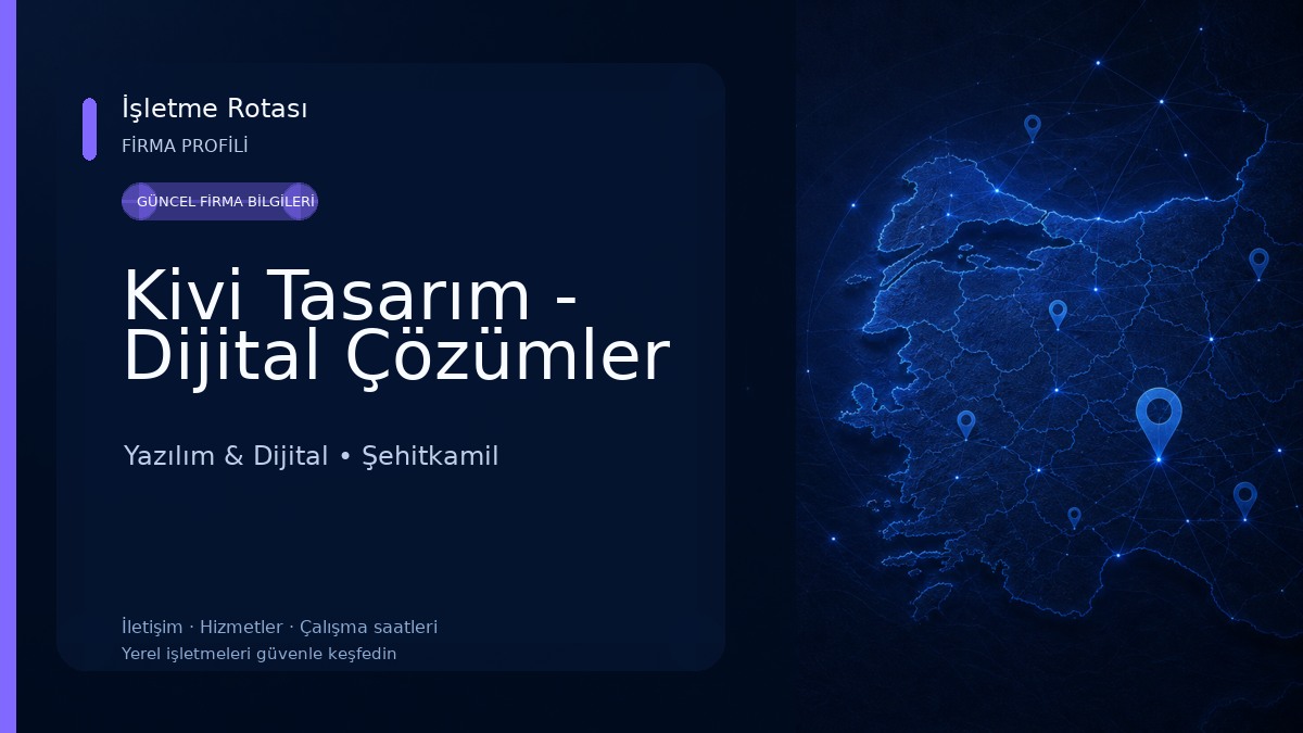 Kivi Tasarım - Dijital Çözümler Yazılım & Dijital