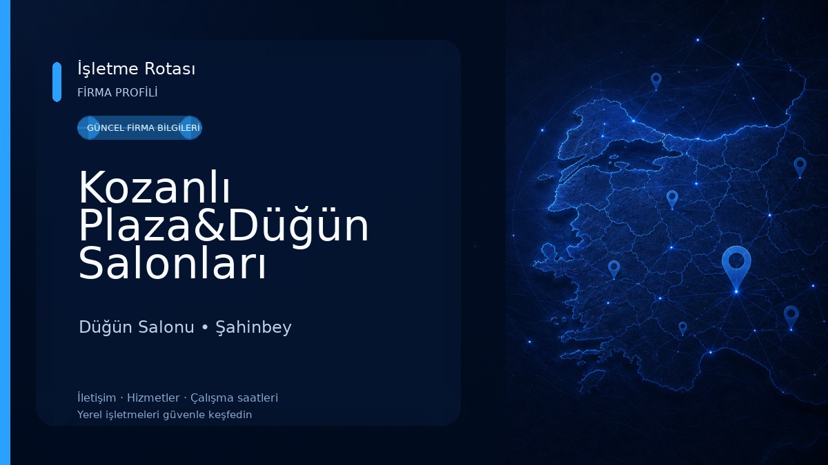 Kozanlı Plaza&Düğün Salonları Düğün Salonu