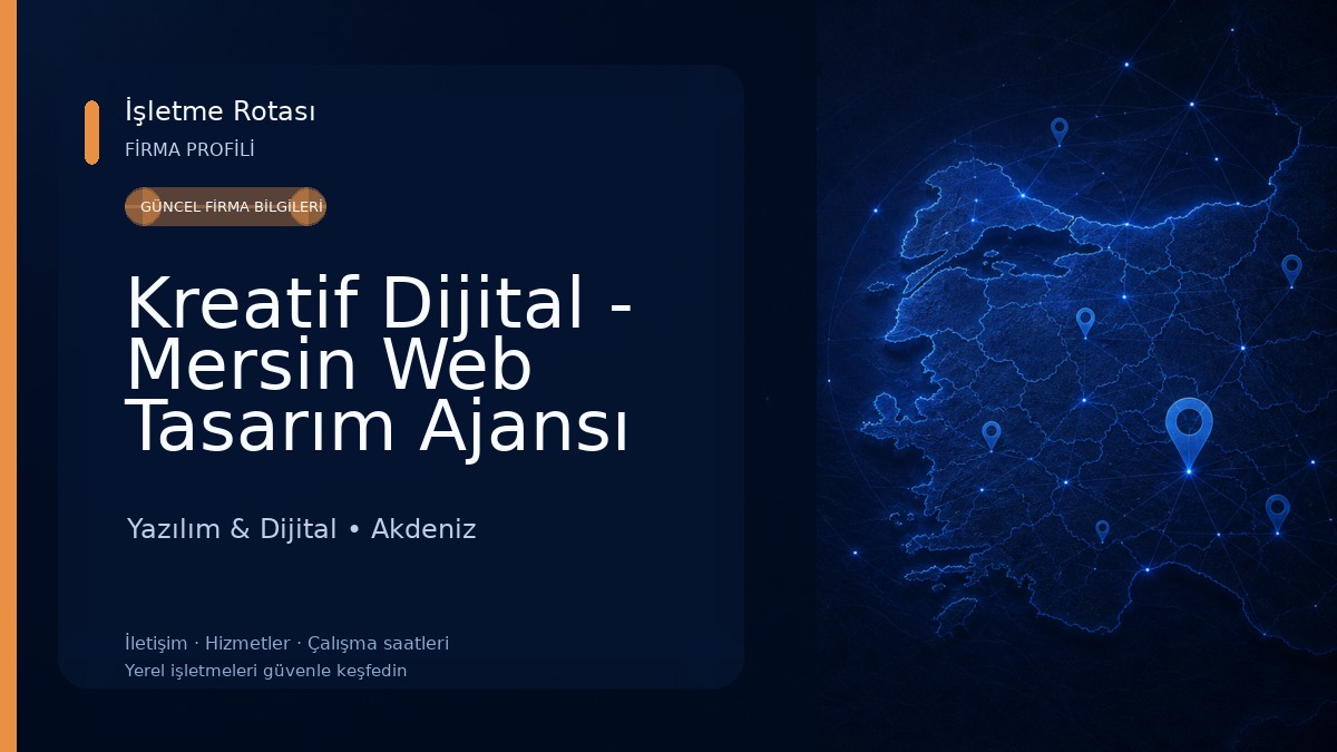 Kreatif Dijital - Mersin Web Tasarım Ajansı 