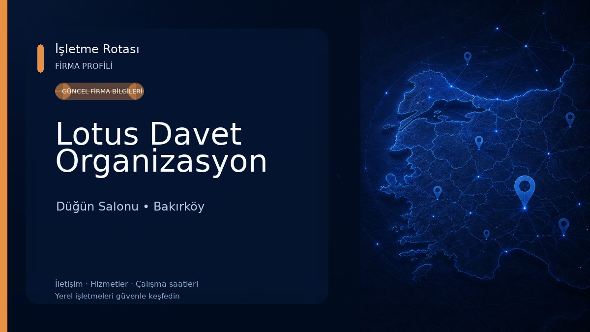 Lotus Davet Organizasyon Düğün Salonu